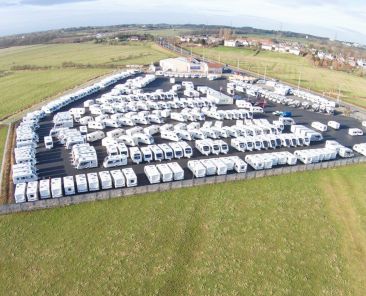 A modern aerial picture of the Blackpool Rd site