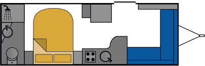 Caravan Island Bed End Washroom 3